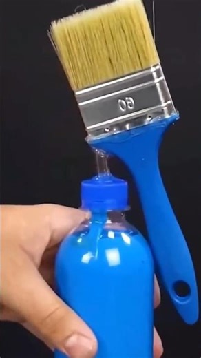 🎨HOW TO MAKE PAINTING BRUSH #shorts #lifehack