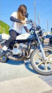 昭和の名車特集【第10弾】旧車のエンジン始動って難しい❗️#norikh250 KH250 KH400 マフラー音 車、バイク