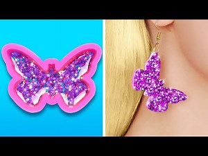 かわいいエポキシ樹脂のアクセサリー 123 GO! のすてきなDIYアイディアとお金をかけないアクセサリー