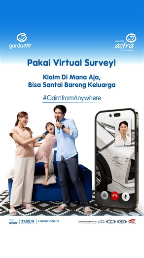 Klaim di mana aja, bisa santai bareng keluarga Virtual Survey hadir memberikan peace of mind bagi pelanggan Garda Oto lewat aplikasi myGarda.🏠👫🏻 Survei kendaraan bisa dilakukan secara daring melalui video call dengan dibantu surveyor. Proses klaim jadi lebih mudah & lebih fleksibel tanpa harus datang ke service point. Pelanggan juga bisa memantau penerbitan SPK hingga melakukan monitor pengerjaan kendaraan melalui aplikasi myGarda. Virtual Survey #ClaimfromAnywhere 📩 — Dalam keadaan darurat 