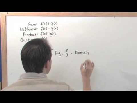 Lesson 4 - Combinations Of Functions (College Algebra)