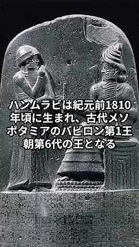 ハンムラビの生涯 冷酷な言葉で世界を支配した男 #beats #歴史 #世界史 #worldhistory #プチ知識 #雑学 #金運 #解説 #都市伝説 #開運 #名言 #music