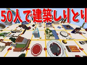 50 people tried playing Building Shiritori and the PC completely shut down - Minecraft [KUN]