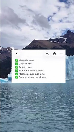 ITENS INDISPENSÁVEIS PRA LEVAR PRA PATAGÔNIA 🏔️