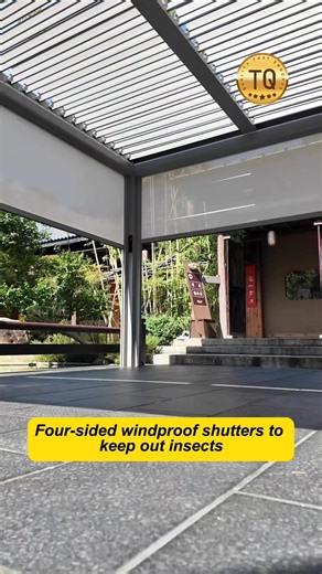 12K views · 79 reactions | Outdoor aluminum alloy electric gazebo. #awning #awnings #carporch #patio #gardendesign #roof #metalroof #outdoor #gazebo #retractable #pergola #blinds #sunroom #sunshade #tottme | Chinawindoors | Facebook