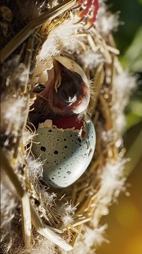 "Tiny Sparrow Hatches from Egg 🐣 | Nature’s Most Beautiful Moment | Bird Birth in 4K"