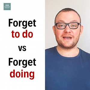 How does ‘forget’ change its meaning when used with an infinitive or with a gerund? James is here to explain. Watch the video and complete the sentence: Oh dear! I forgot _____ my lunch out of the fridge and left it at home! 🤦‍♂️ A: to take B: taking #learnenglish #grammar | BBC Learning English