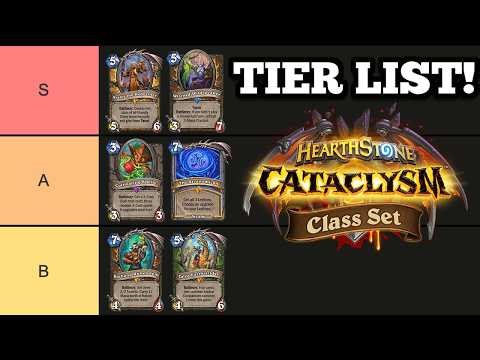 A tier list of EVERY card from the Cataclysm Class Sets!