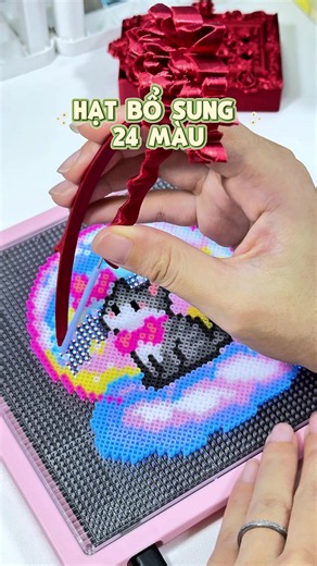 Hạt nhựa Perler beads giá rẻ: review, cách dùng và mẹo pixel art