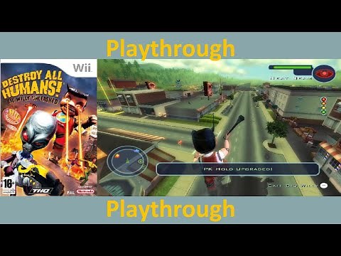 Destroy All Humans Big Willy Unleashed Wii Playthrough