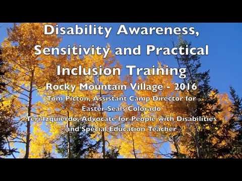 Disability Awareness, Sensitivity and Practical Inclusion Training