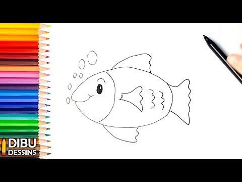 Comment dessiner un Poisson étape par étape