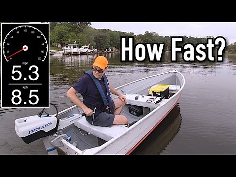 Electric Outboard Motor Top Speed Test! ePropulsion -v- Newport -v- Minn Kota