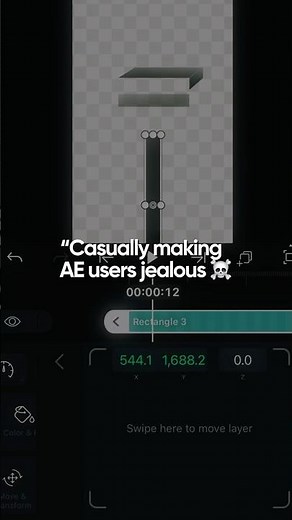 Alight motion - 3D object Raster extrude effect! #alightmotiontutorial #3danimation #motiongraphics