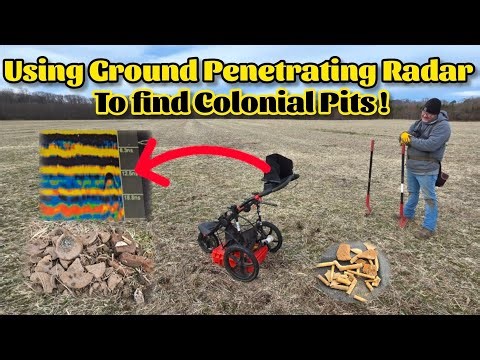 We Use Ground Penetrating Radar (GPR) To Find Colonial Trash Pits #metaldetecting #relichunting