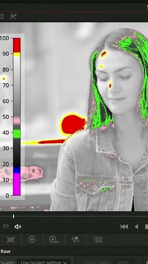 False Color in DaVinci Resolve