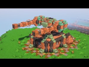 How to build Steampunk Turret - Minecraft tutorial