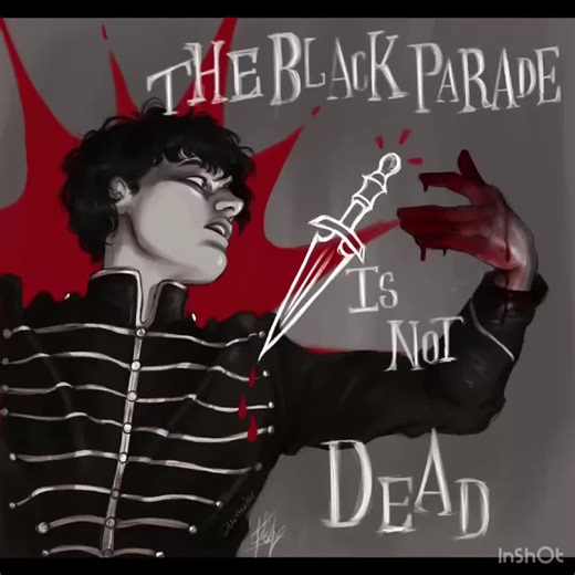 The black parade is not dead #mychemicalromance #theblackparadeisnotdead #theblackparademcr #mcr #mychemicalromanceart #procreateart #digitalartist