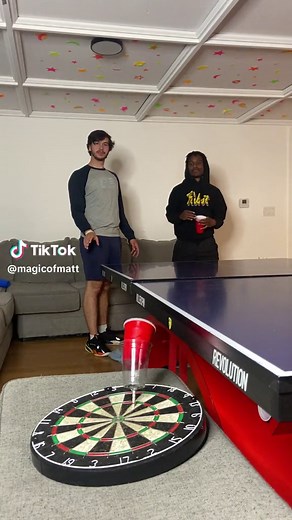 If you were wondering why they call me magic matt #trickshot #magic