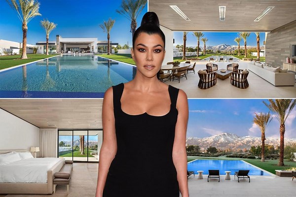 Inside Kourtney Kardashian's new $12 million Palm Springs house