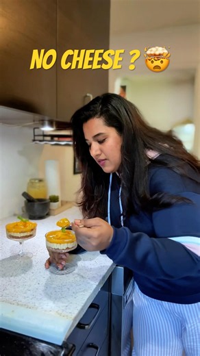 Viral No-Bake 3 Ingredient Cheesecake 🥭 (No Cheese)