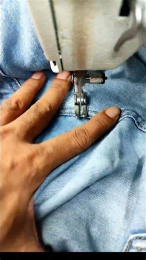 DIY jeans hole repair for begginers #sewing