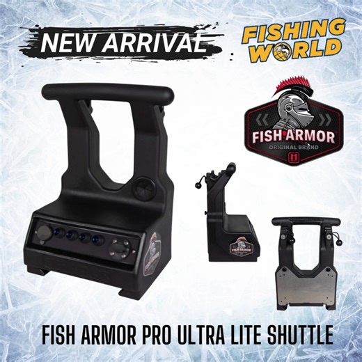 🚨 New Arrival: Fish Armor USA! 🚨 Check out the NEW Pro Ultra Lite Shuttle and Live Imaging Pro Pole—premium build, ultra-clean cable management, and pro-level performance. Upgrade your setup and see the difference in store! 🎣 Fish Armor USA #FishArmor #ProUltraLiteShuttle #LiveImagingProPole #GearUp #Icefishing #FishingWorld #FishingWorldOutDoorCentre #fishingworldiswhereitsat #wegotyoucovered #fishingforlife | Fishing World