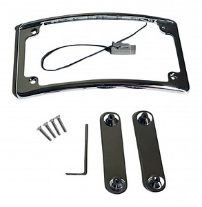 Custom Dynamics LED License Plate Frame Install. M8 Harley Davidson RoadKing