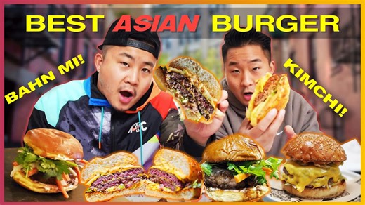 Asian burgers compared across Korean, Vietnamese, and Filipino