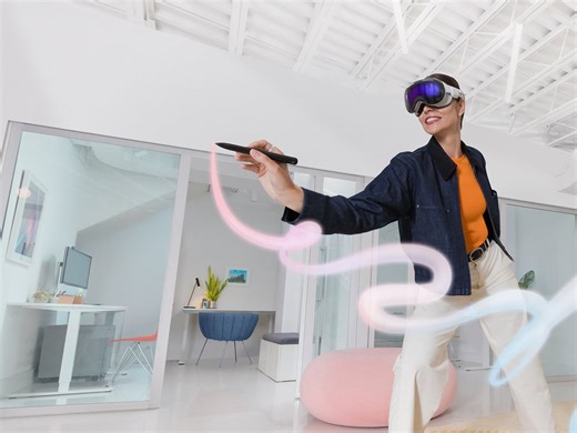 Logitech Muse Digital Marker Lets You Sketch in Midair on Vision Pro - Yanko Design