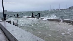 32K views · 634 reactions | Today's storm and the high tide splashed water onto Long Wharf in Boston https://www.wcvb.com/article/two-storms-bitter-cold-strong-winds-impacting-new-england/38749805 | WCVB Channel 5 Boston | Facebook
