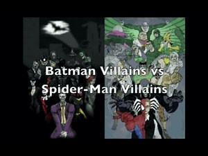 Batman Villains vs Spider-Man Villains (Character Comparisons)