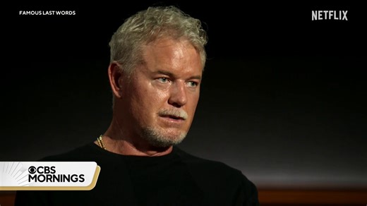Before actor Eric Dane died of ALS last month, he sat down for an interview with Emmy-winning producer Brad Falchuk for his Netflix series, “Famous Last Words,” in which he invites public figures for an in-depth conversation to be aired only after they’ve died. Falchuk shares what he hopes audiences take away from his conversations — which have so far included Dane and conservationist Jane Goodall — and how he’s remembering the late “Grey’s Anatomy” star: “Eric was extraordinary.” | CBS Mornings