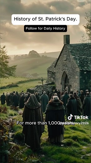 Happy St. Patrick’s Day ☘️ But the real story behind the holiday might surprise you. St. Patrick wasn’t even Irish—he was a kidnapped teenager who was forced into slavery in Ireland… and later returned to change the entire country forever. #irish #stpatricksday #stpaddysday #history #ireland