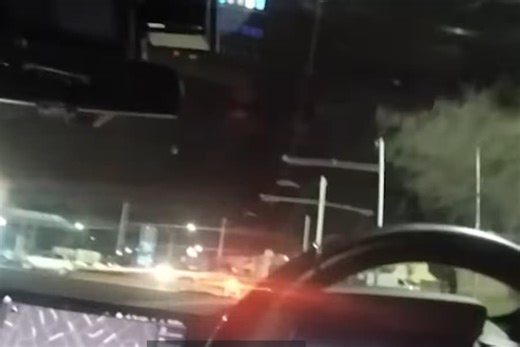 Watch: dramatic video shows police car pursue suspects' motorbike