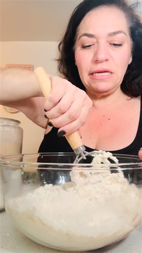 Making Greek peasant bread for the first time. “Horiatiko Psomi” from Crete. I watched a Greek chef make this recently. So trying that recipe. #sourdough #sourdoughbread #bread #foodie #foodblog #foodblogger #foodreels #reels | Diana Stamatelatos Theocharis