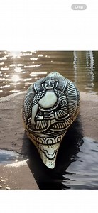 Vintage/old Hand Carved Lord Maha Ganesha Conch Shell,shankh,blow Horn,trumpet for Daily Puja & Positive Energy 6”in by 5”in - Etsy