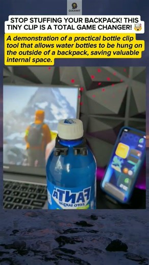 The Ultimate Backpack Bottle Hack! 🎒💧