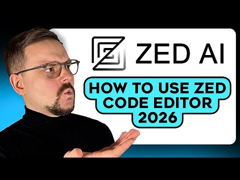 Zed Tutorial - 2026 | How to Code Smarter with This Code Editor | How to Use Zed