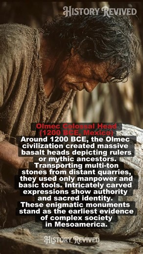 How did the Olmec carve and move giant stone heads long before advanced tools existed? #HistoryFacts #AncientMystery #Olmec | Ancient History Revived