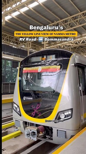 Bengaluru’s Yellow Line View from Namma Metro