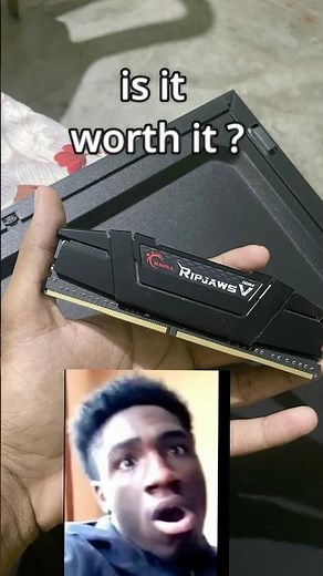 Gskill ram review 🤩 #ram #gamingsetup #8gbram