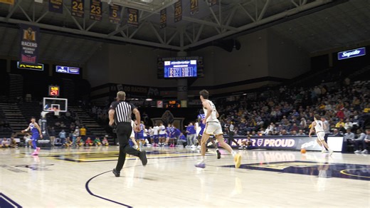 Murray State 81, Drake 72 … Men Murray State opened its Missouri Valley Conference men’s basketball schedule Thursday night with a hard-fought 81-72 win over three-time defending Valley champion Drake at the CFSB Center/Dill Family Court in Murray. The win moved the Racers to 9-3 on the season and was their fifth win in a row. A huge burst from center Fred King finally gave the Racers breathing room in the final few minutes as King ended with a double-double of 16 points and 11 rebounds Video sh