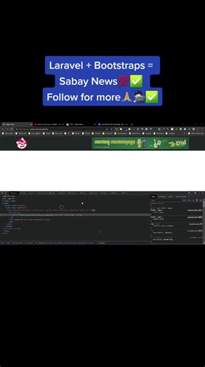 👉 Design Sabay News with Laravel Bootstrap 5, Sass💯🧑🏻‍💻✅ Join telegram: https://t.me/begoingtoMe website: https://begoingto.me #laravel #sabaynews #begoingtocoding #bootstrap5