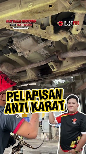 rust buster cukup 15 menit karat rontok! #antikaratmobil #rustbuster #rustpro