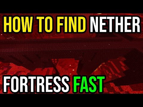 How To Find Nether Fortress EASILY In Minecraft