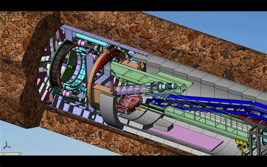 SOLIDWORKS Composer盾构总装配