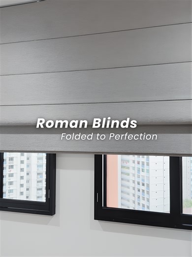 𝐑𝐨𝐦𝐚𝐧 𝐁𝐥𝐢𝐧𝐝𝐬 | Simple, Soft, So Nice😎 Looking to refresh your space? 𝐑𝐨𝐦𝐚𝐧 𝐁𝐥𝐢𝐧𝐝𝐬 add that extra touch of warmth and style—without trying too hard🤗 ✨Refined textures with flexible light & privacy control ✨Clean, tailored folds that elevate the room ✨A smooth, hassle-free experience Whether it’s a serene bedroom to unwind in, or a bright, airy living room to welcome the day—there’s a Roman Blind style made just for you!🤍 Design consultation to full installation—we handle 