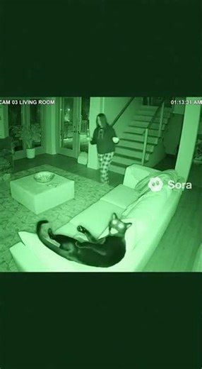 Pets See GHOST in Hallway! 👻🐱🐕