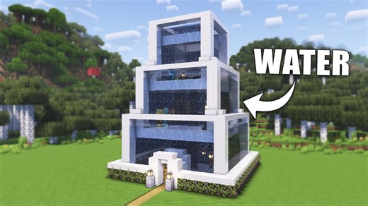 Minecraft: How To Build A Water House